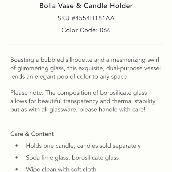 🔥Pink Bolla Vase Candle holder - Picture 5 of 7